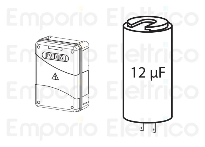 fadini ricambio condensatore da 12,5µf da saldare 27034
