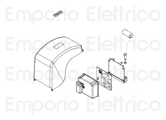 genius ricambio contenitore centrale falcon 14-20 6020066