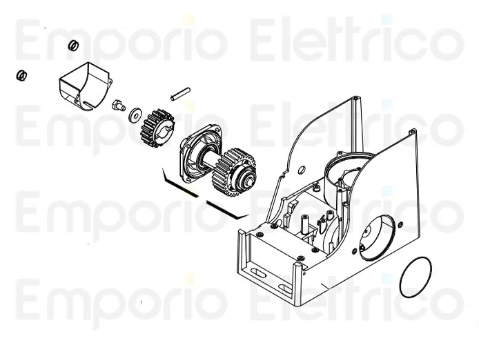 genius ricambio albero lento 6020068