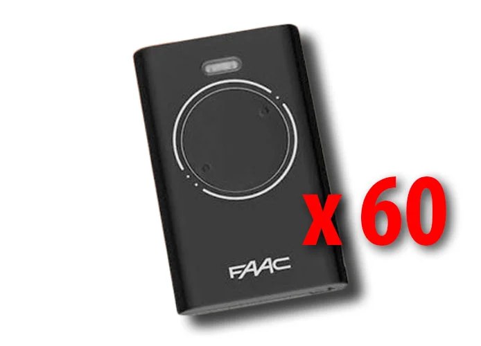faac 60 2-channel remote controls xt2 433 slh lr 7870071