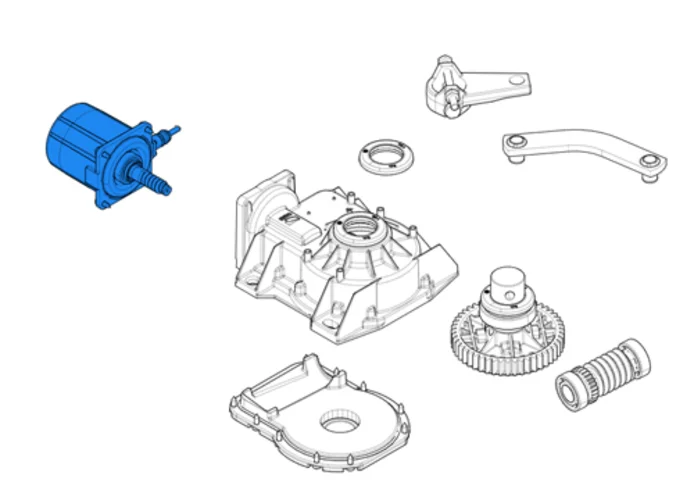 came spare part of the motor group for frog-al 119ria063