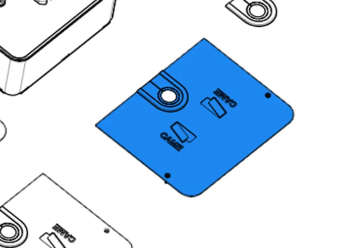 came spare part of cover for foundation casing frog-cfni 119ria079