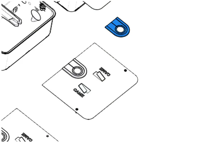 came spare part protection cover frog 119ria100