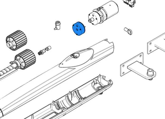 came spare part electrobrake amico 24v 88001-0200