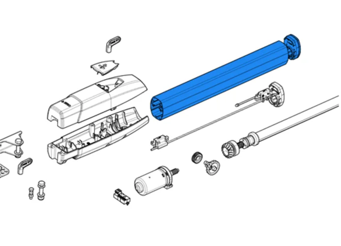 came spare part fixed profile with stopper ats50 88001-0234