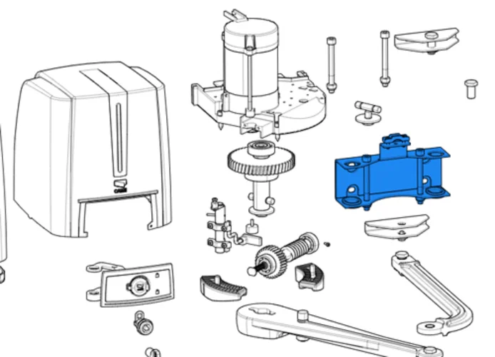 came spare part of fixing base fast40 119rid379