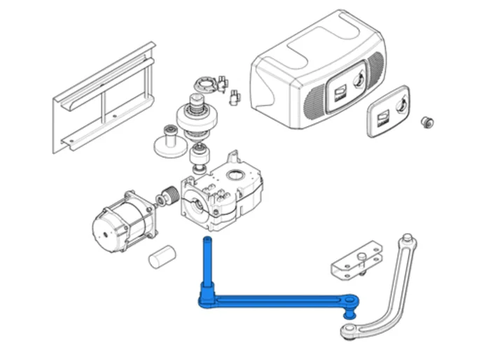 came spare part of the straight transmission arm ferni 119rid075