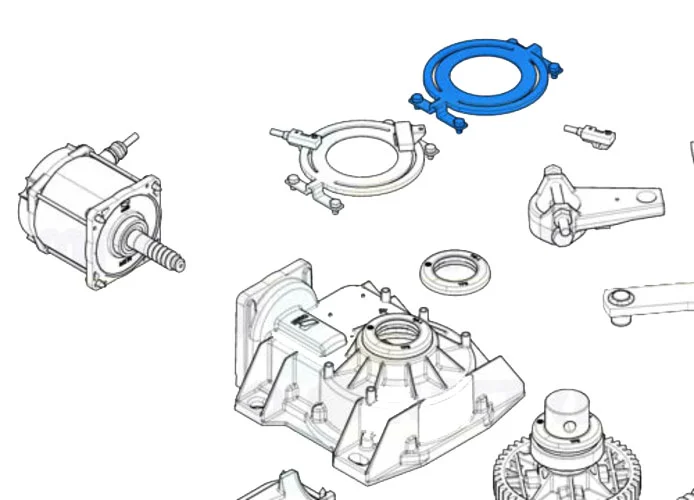 came spare part limit switch group support frog 119ria058