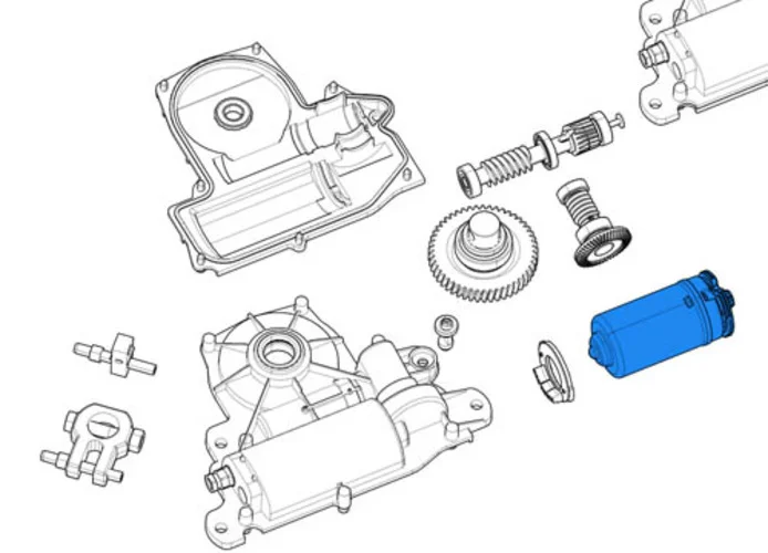 came spare part of the motor group frog-j 119ria065