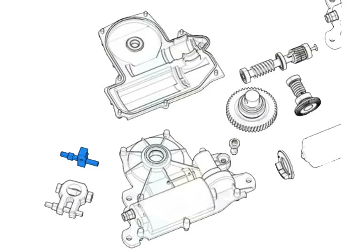 came spare part arm connecting block frog-j 119ria072