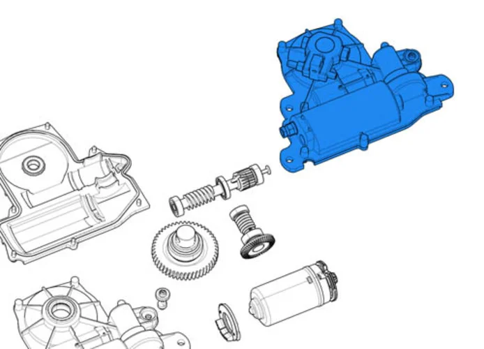 came spare part gearmotor frog-j 88001-0070