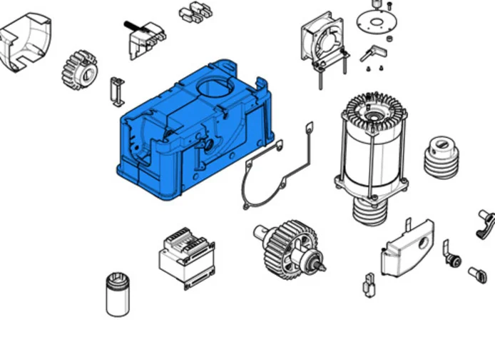 came spare part gearmotor casing bk 119ribk005