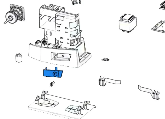 came spare part release door group bkv 88001-0178