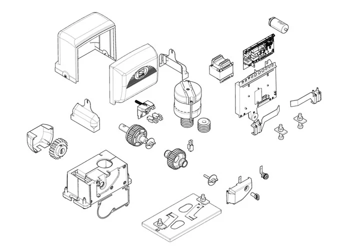 came motor spare parts page 001bx-64 bx-64 