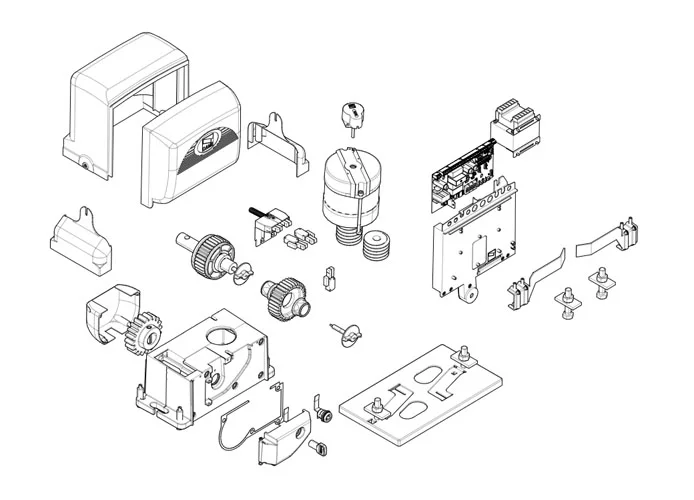 came motor spare parts page 001bx-246 bx-246 