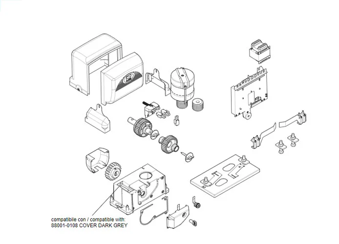 came motor spare parts page bx-241