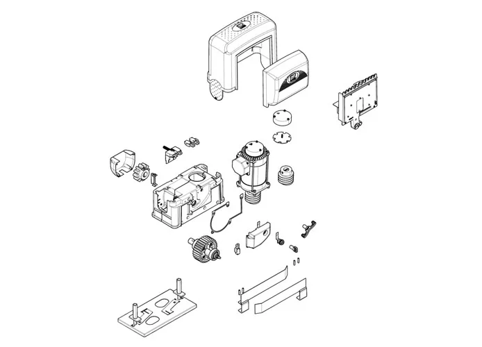 came motor spare parts page bk2200t 