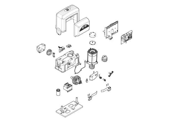 came motor spare parts page bk1200p 