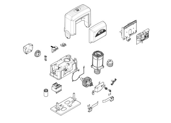 came motor spare parts page bk1200 