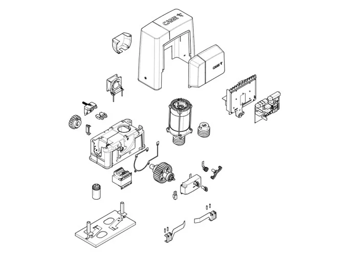 came motor spare parts page bks08ags 