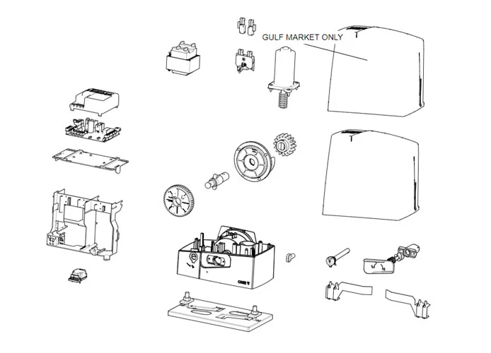 came motor spare parts page bxv04ags - bxv04als 801ms-0150