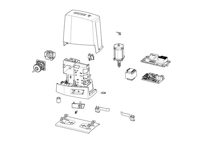 came motor spare parts page 001bkv20ags bkv20ags 801ms-0310