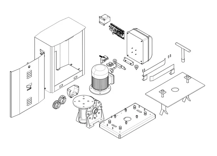 came motor spare parts page by-3500t