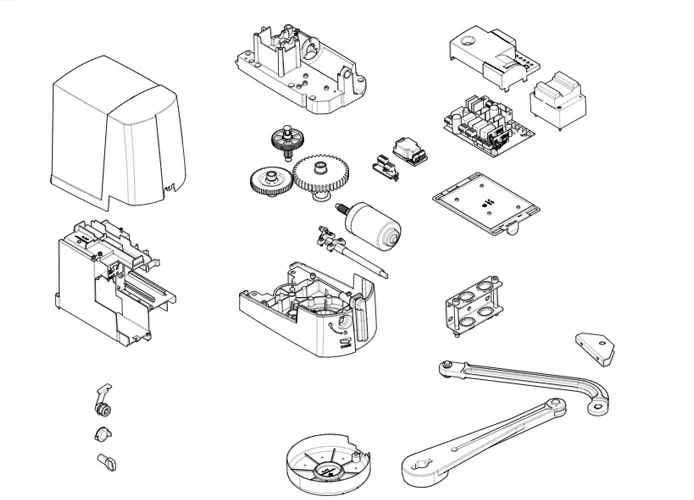 came motor spare parts page ftx20dlc 801mb-0110