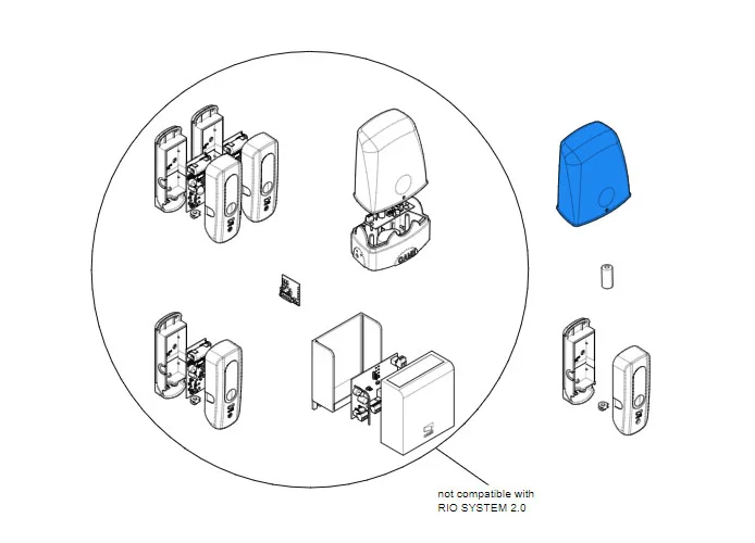 came spare part dome riolux01 119rir502