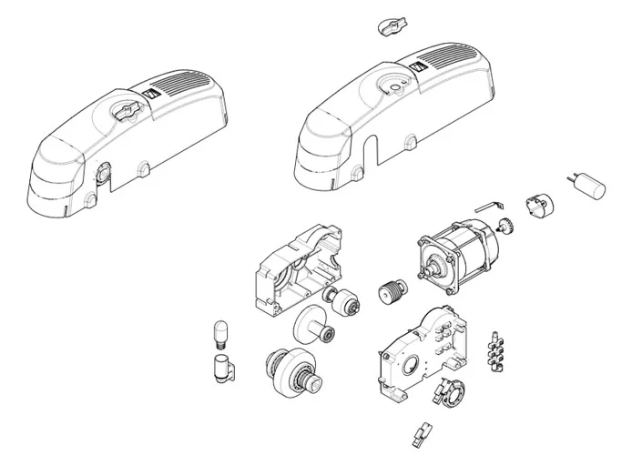 came motor spare parts page 001e456 e456