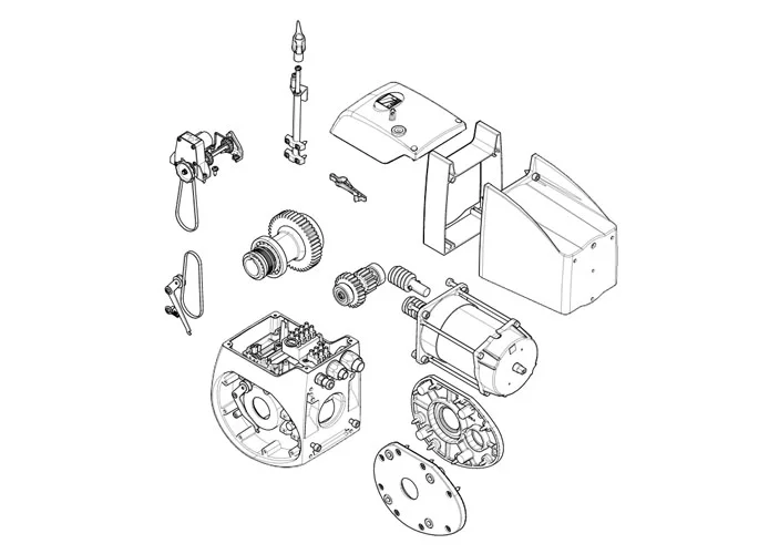 came motor spare parts page 001c-bxek c-bxek