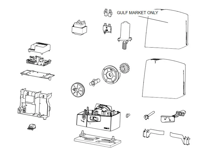 came motor spare parts page bxv08als bxv08ags 801ms-0210