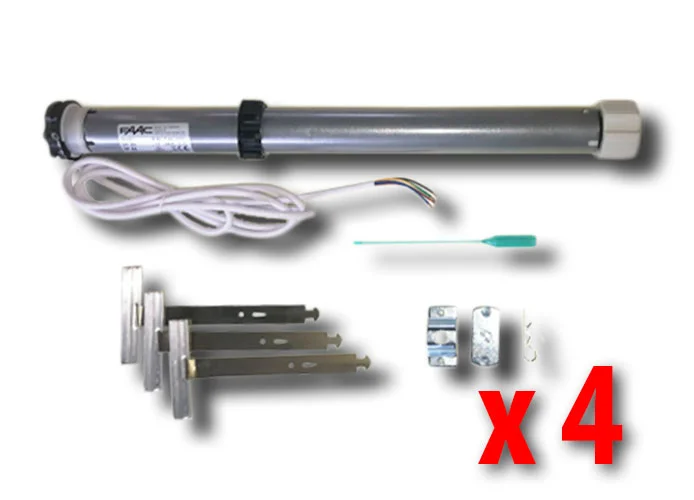 faac tm2k kit tubular mini motor tm245 50/12 90 kg 143203 (ex 132037) x 4