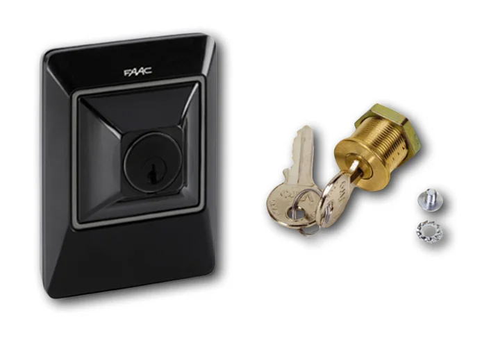 promo faac key and control button incl. door lock xk10 401302 bundle
