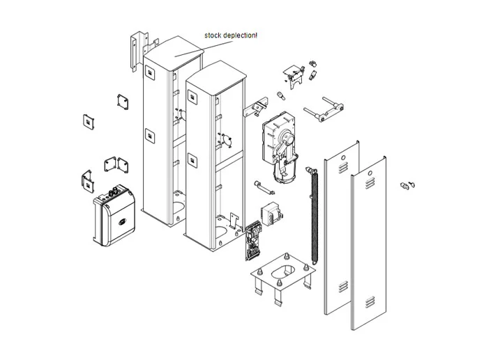 came spare part page for g2500-g2500n barriers