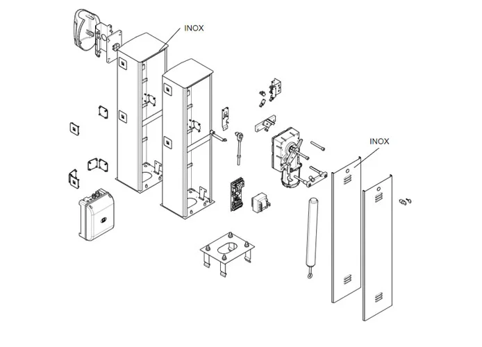 came spare part page for g3750-g3751 barriers