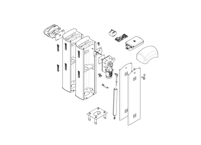 came spare part page for g4040e barriers