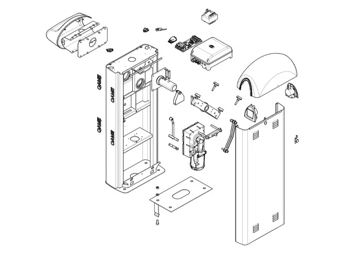 came spare part page for g2080ezt barriers