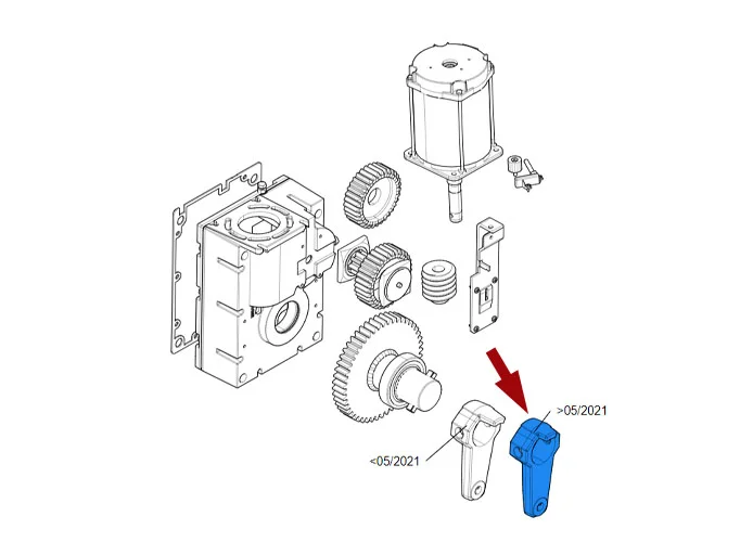 came spare part gearbox transmission arm gt8 v.188003-0119
