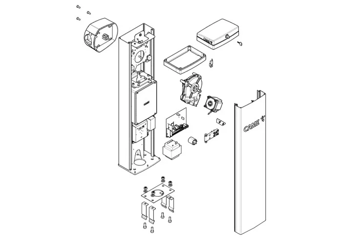 came spare part page for gpt40ags barriers