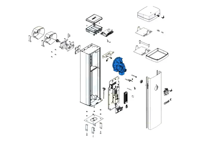 came spare part barrier gearmotor gpx40mgc 88003-0094
