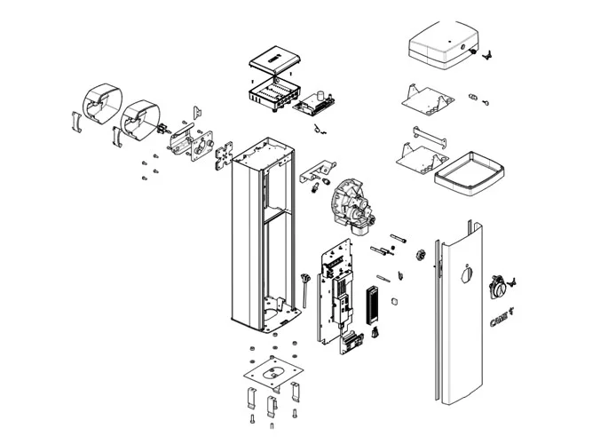 came spare part page for gpx40mgc barriers