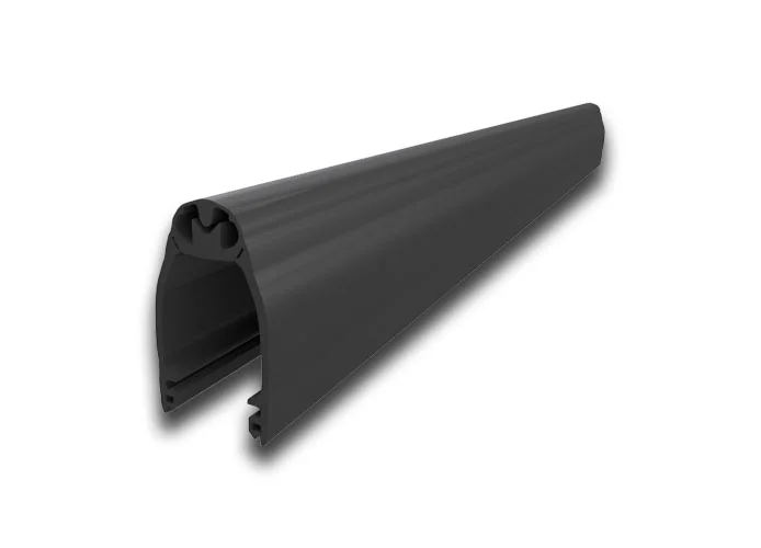 came rubber profile for sensitive safety edges 44x74mm, 25m 806ed-0161