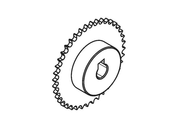 fadini simple pinion 1/2" z40 hole ø 25mm 2036l