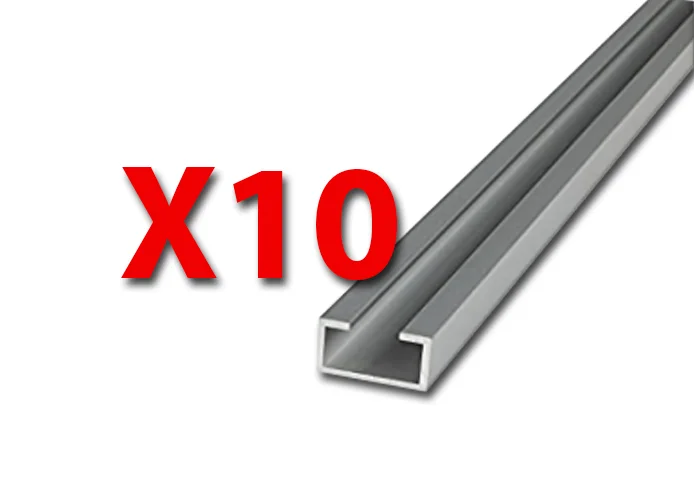 faac aluminum profile kit 10 PCS 2.5m XS30 105537