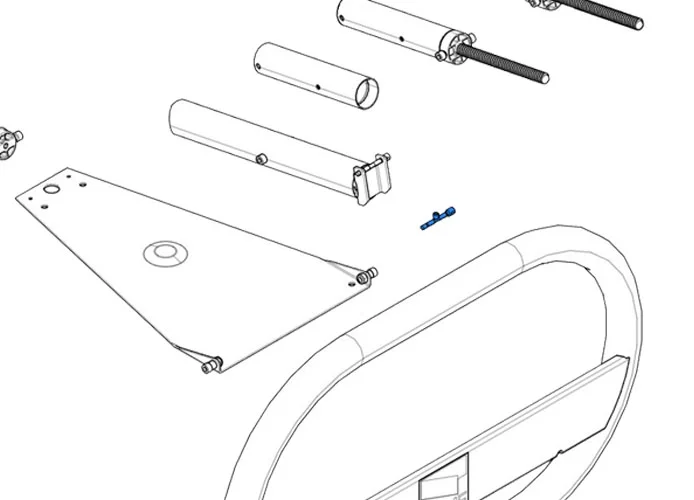 came ricambio perno sicurezza unipark 5 pz 88003-0113