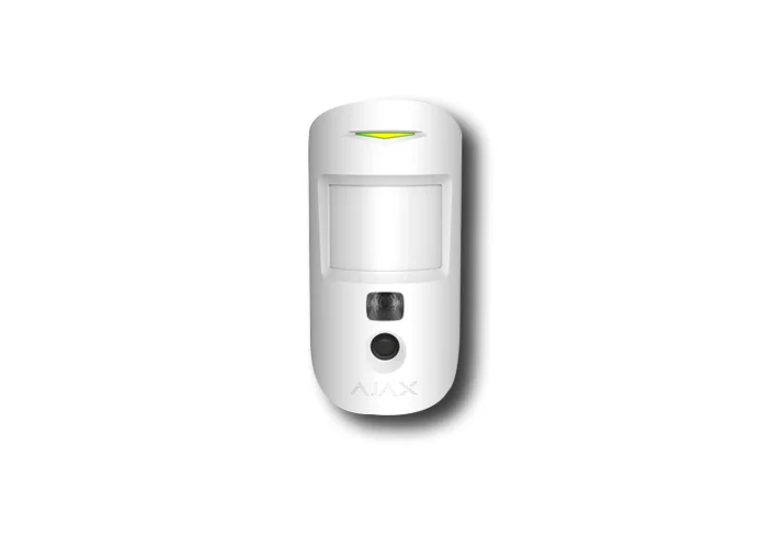 ajax white wireless motion detector motioncam 38190