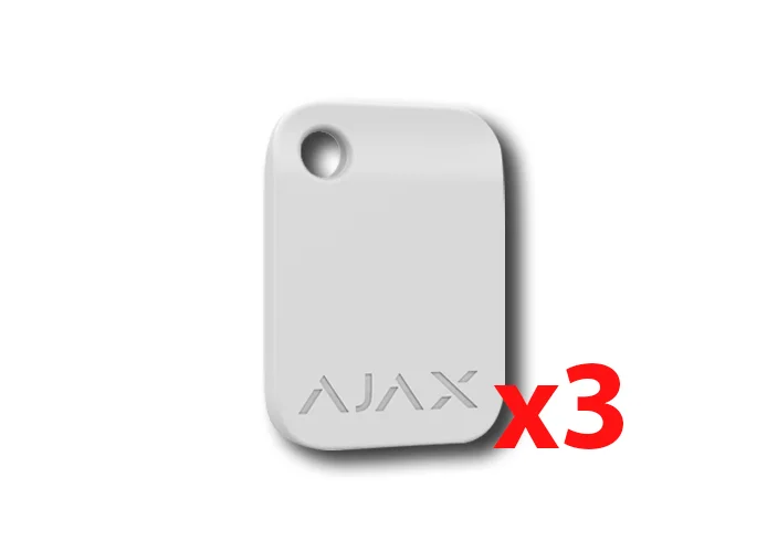 ajax keychain contactless white tag (3 pieces) 38232