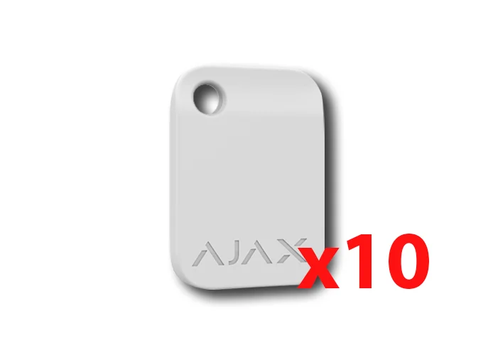 ajax keychain contactless white tag (10 pieces) 38230