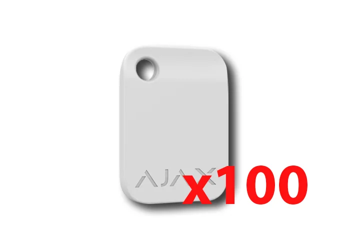 ajax keychain contactless white tag (100 pieces) 38229